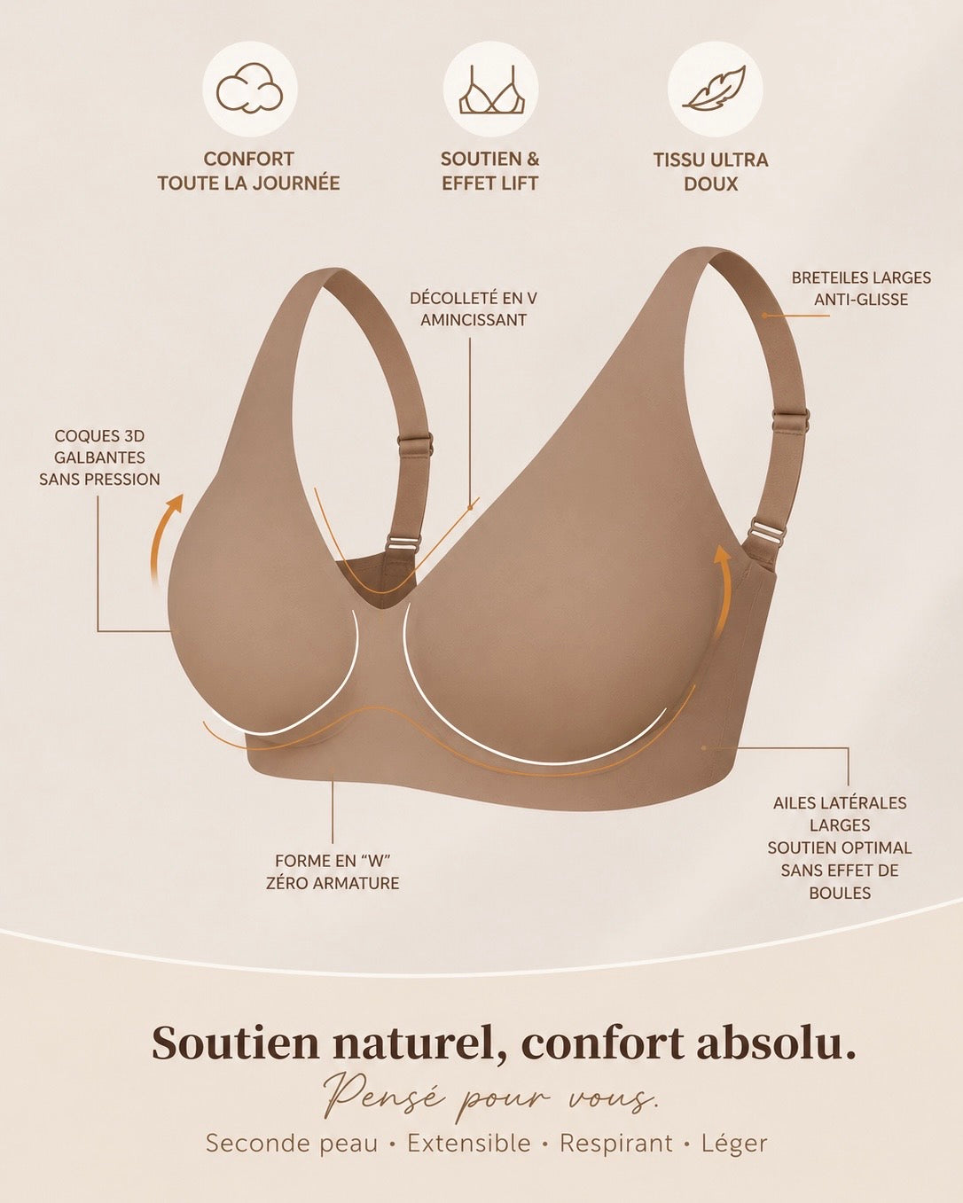 Velya™ - Soutien-Gorge Galbe & Volume